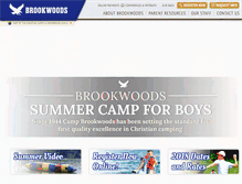 Tablet Screenshot of campbrookwoods.net